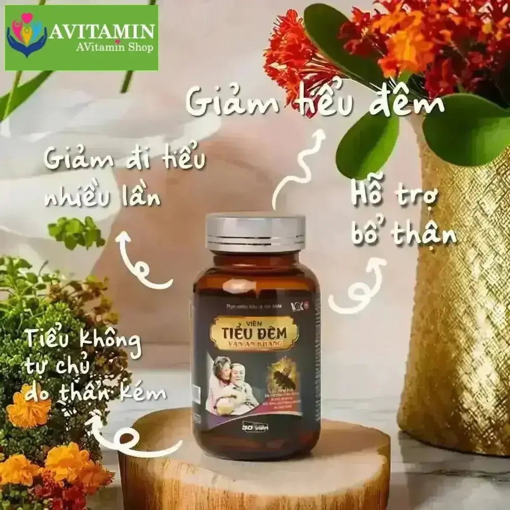 Viên Uống Hỗ Trợ Giảm Triệu Chứng Đi Tiểu Nhiều Lần Tiểu Đêm Do Thận Yếu VAK Hộp 30 Viên - AVITAMINSHOP.COM