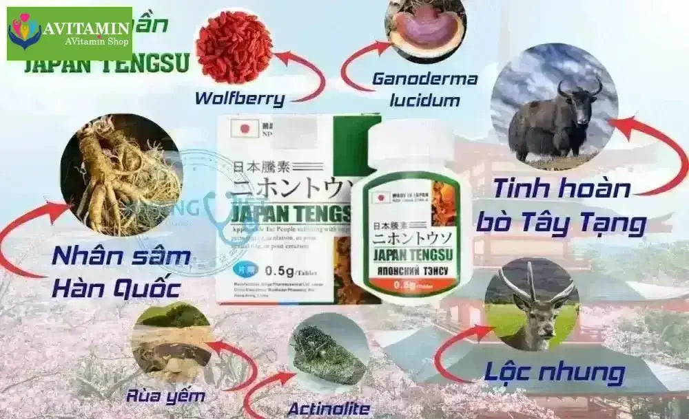 Viên uống Japan Tengsu chính hãng Nhật Bản - AVITAMINSHOP.COM