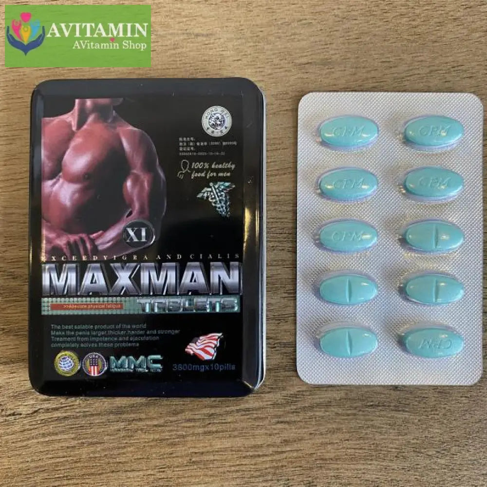 Viên Uống Maxman Hỗ Trợ Cương Dương kéo Dài Thời Gian & Chống Xuất Tinh Ở Nam Giới