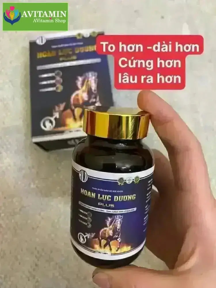 Viên uống tăng cường sinh lý nam giới Hoàn Lực Dương Plus (hộp 1 lọ 50 viên) - AVITAMINSHOP.COM