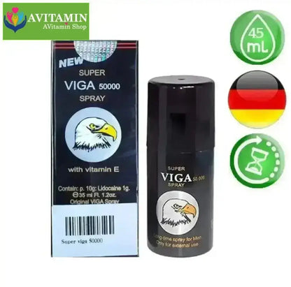 Viga 50000 Đức Chính Hãng - Hỗ Trợ Chống Xuất Tinh Sớm - AVITAMINSHOP.COM