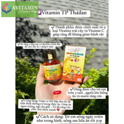 VITAMIN TP THÁI LAN TĂNG CÂN 100 VIÊN