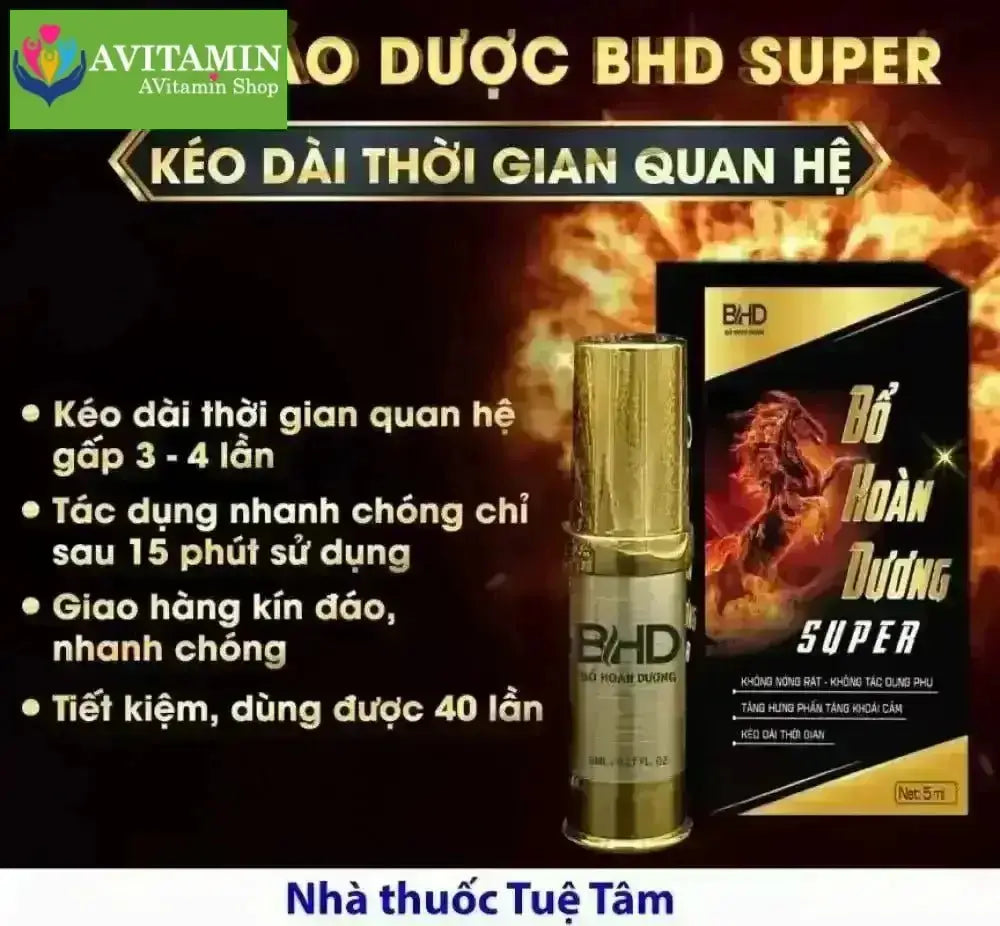 Xịt Bổ Hoàn Dương Giải Pháp Hữu Hiệu Cải Thiện Sinh Lý Nam - AVITAMINSHOP.COM