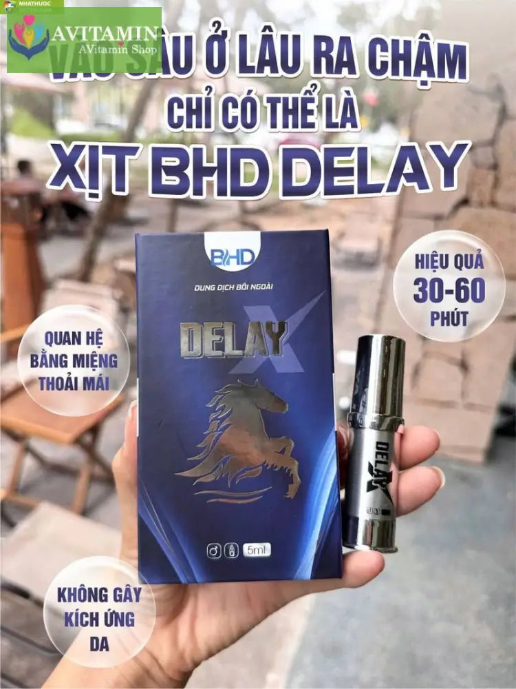 Xịt cải thiện sinh lí nam giới xuất tinh sớm Bổ Hoàn Dương Super BHD Mẫu Mới,Tăng khoái cảm kéo dài thời gian quan hệ