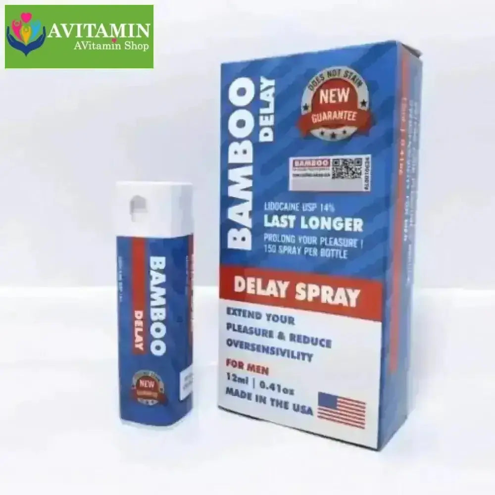 Xịt chống xuất tinh sớm Bamboo Delay 12ml – Giải pháp kéo dài cuộc yêu - AVITAMINSHOP.COM