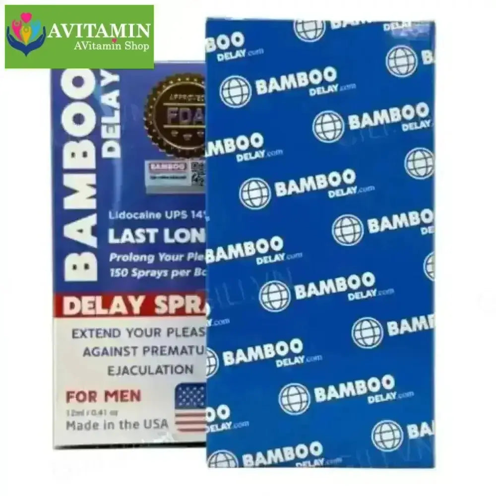 Xịt chống xuất tinh sớm Bamboo Delay 12ml – Giải pháp kéo dài cuộc yêu - AVITAMINSHOP.COM