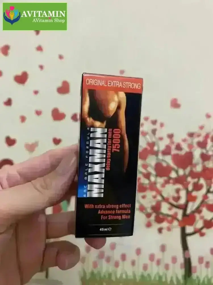 Xịt kéo dài thời gian quan hệ cho nam giới Maxman 75000 (chai 45ml) - AVITAMINSHOP.COM