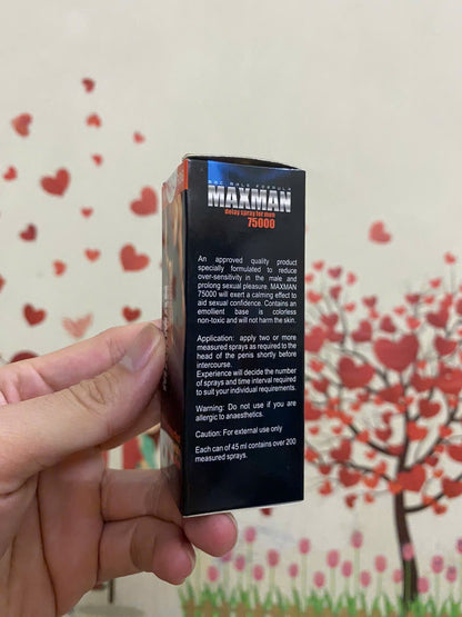 Xịt kéo dài thời gian quan hệ cho nam giới Maxman 75000 (chai 45ml) - AVITAMINSHOP.COM