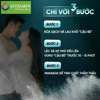 Xịt kéo dài thời gian quan hệ chống xuất tinh sớm cho nam giới Chikchoi Pau's 15ml - AVITAMINSHOP.COM