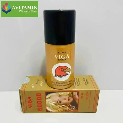 Xịt Kéo Dài Thời Gian Super Viga 60000 Đức – Chống Xuất Tinh Sớm, Chai 45ml Chính Hãng - AVITAMINSHOP.COM