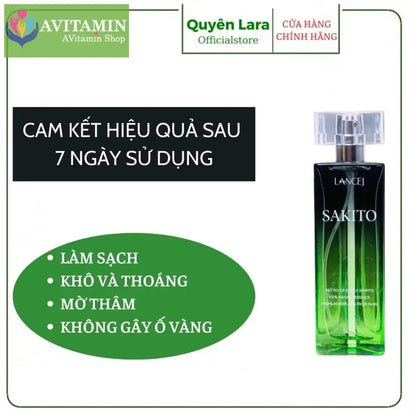 Xịt Khử Mùi Hôi Nách Sakito Chính Hãng.Hương Thơm Dịu Nhẹ Dùng Cho Được Cả Nam Và Nữ