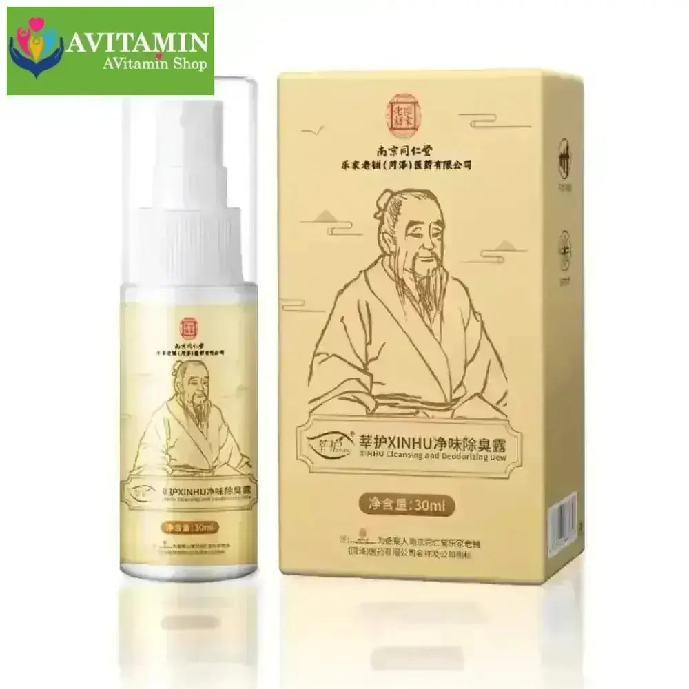 Xịt Khử Mùi Nách Bạch Vân Sơn 30ml, Giảm Mùi Khó Chịu, Kiểm Soát Mồ Hôi, Hỗ Trợ Làm Sáng Da Vùng Nách - AVITAMINSHOP.COM