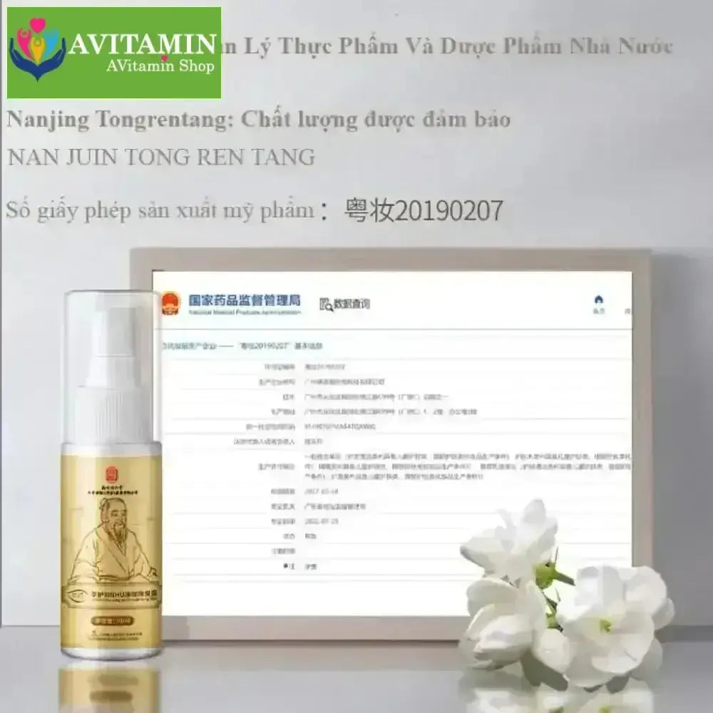 Xịt Khử Mùi Nách Bạch Vân Sơn 30ml, Giảm Mùi Khó Chịu, Kiểm Soát Mồ Hôi, Hỗ Trợ Làm Sáng Da Vùng Nách - AVITAMINSHOP.COM