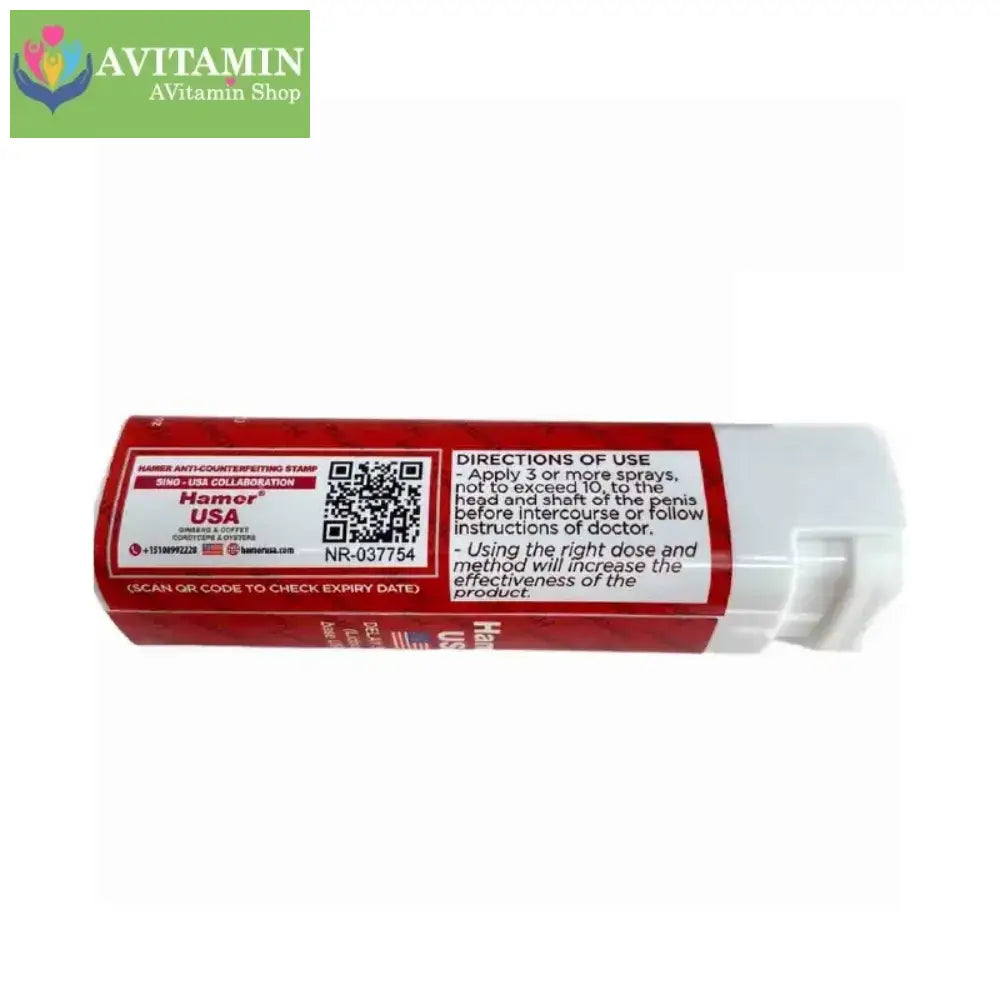 “Xịt Lâu Ra” Hamer USA Delay Spray 12,5ml – Chính Hãng