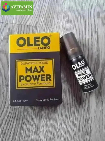 Xịt Oleo Lampo Max Power 12ml – Giải pháp kéo dài thời gian quan hệ cho nam giới - AVITAMINSHOP.COM