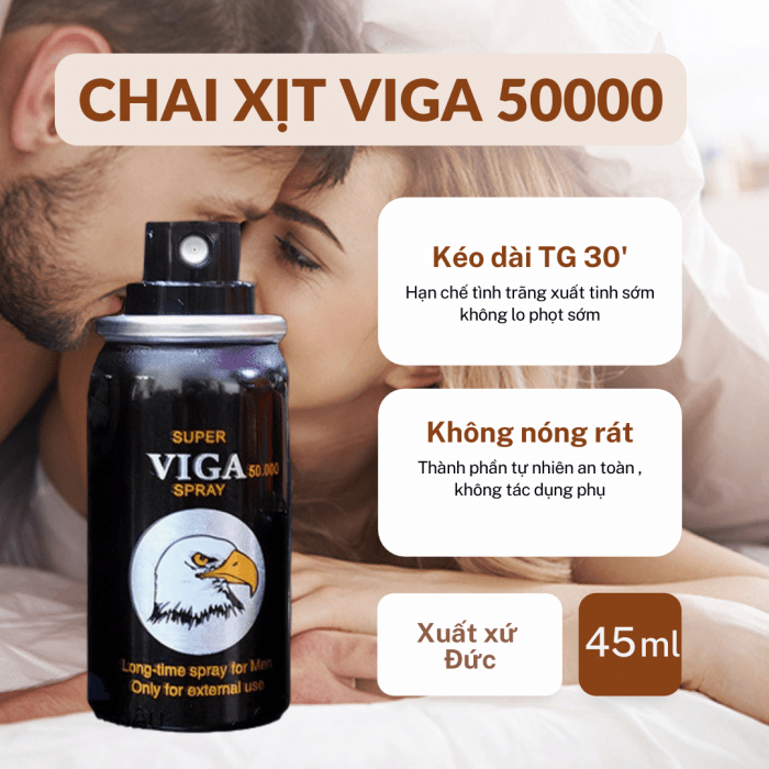 Xịt Super Viga 50000 có tốt không? Ai nên sử dụng? - AVITAMINSHOP.COM