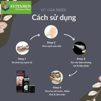 Xịt Super Viga 50000 có tốt không? Ai nên sử dụng? - AVITAMINSHOP.COM